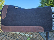 5 Star 32" x 30" Roper Pad - Black / Dark Brown w/ Black Buckstitching -  3/4" Thick (NGH)