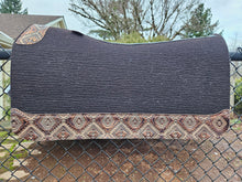 32" x 30" Roper Pad - Black / Brown & Copper Aztec -  1/2" Thick [NGH, FLWL]