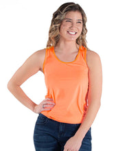 Breathe Instant Cooling UPF Racerback Tank - Tangerine