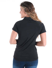 Black Breathe Instant Cooling UPF Quarter Zip Short Sleeve Tee