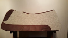 5 Star 30" x 28" Barrel Pad - Natural / Dark Brown - 3/4" Thick