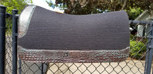 5 Star 32" x 30" Roper Pad - Black / Dark Lagoon Bronze Crocodile