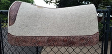 5 Star 32" x 30" Roper Pad - Natural / Chocolate Python