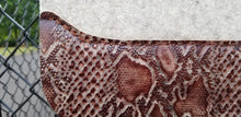 32" x 30" Roper Pad - Natural / Chocolate Python -  3/4" Thick (FF)