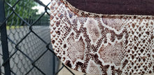 30" x 30" All Around Pad - Dark Chocolate / Ivory Python - 3/4" Thick