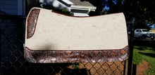 5 Star 32" x 30" Roper Pad - Natural / Chocolate Laredo -  3/4" Thick-FF