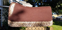 5 Star 32" x 30" Roper Pad - Dark Chocolate / Copper Aztec -  3/4" Thick