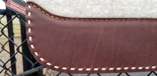 32" x 30" Roper Pad - Natural / Dark Brown w/ Natural Buckstitching -  7/8" Thick (FF)
