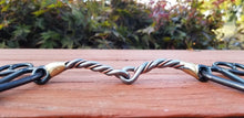 Dutton Light Gag Bit With 2-Pc Twisted Copper Wire Mouth