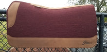 32" x 30" Roper Pad - Dark Chocolate / Aged Bark w/ Dark Brandy Buckstitching -  3/4" Thick (FF)