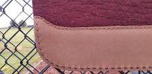 32" x 30" Roper Pad - Dark Chocolate / Aged Bark w/ Dark Brandy Buckstitching -  3/4" Thick (FF)