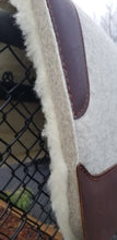 32" x 30" Roper Pad - Natural / Dark Brown -  3/4" Thick w/ Fleece Lining (NGH)