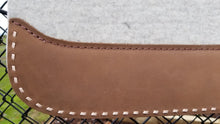 32" x 30" Roper Pad - Natural / Aged Bark w/ Natural Buckstitching -  3/4" Thick (NGH)