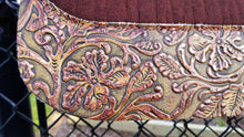 30" x 30" All Around Pad - Dark Chocolate / Gilded Brandy Cowboy Tool - 3/4" Thick