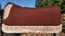32" x 30" Roper Pad - Dark Chocolate / Ivory Cowboy Tool - 3/4" Thick (FF)