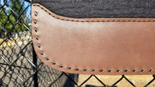 30" x 30" All Around Pad - Black / Dark Brown - 3/4" Thick - Black Buckstitching - NGH Wither