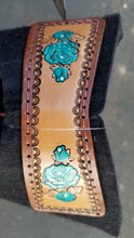 "The Vintage Teal Rose" on Black - Limited Edition Pad