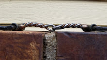Dutton D-Ring Snaffle, 2-Pc. Twisted Wire W/ Copper