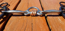 Dutton LZ Gag Bit - 3-pc Smooth Snaffle w/ Floating Port & Rollers