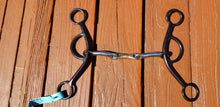 Dutton LZ Gag Bit - 3-pc Smooth Snaffle w/ Dogbone