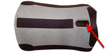 30" x 28" Barrel Pad - Natural / Black w/ Turquoise Buckstitch -  3/4" Thick